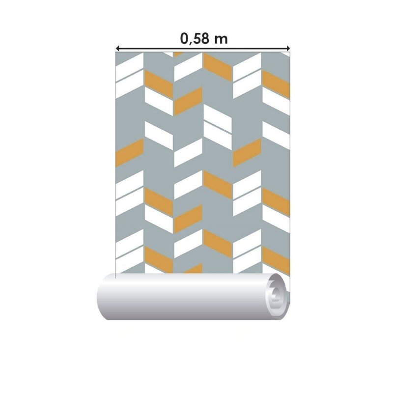 Papel de Parede Adesivo Geométrico N013228 - Papel na Parede