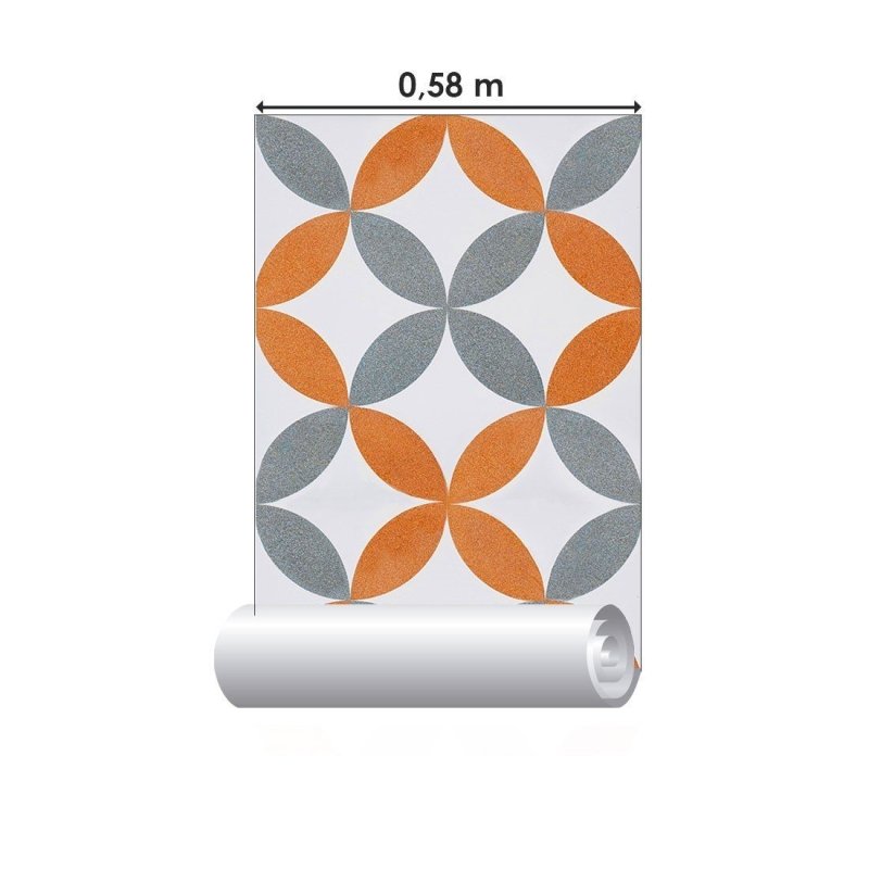 Papel de Parede Adesivo Geométrico N014024 - Papel na Parede