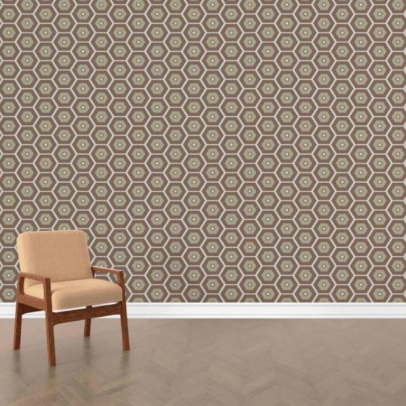 Papel de Parede Adesivo Geométrico N015101 - Papel na Parede