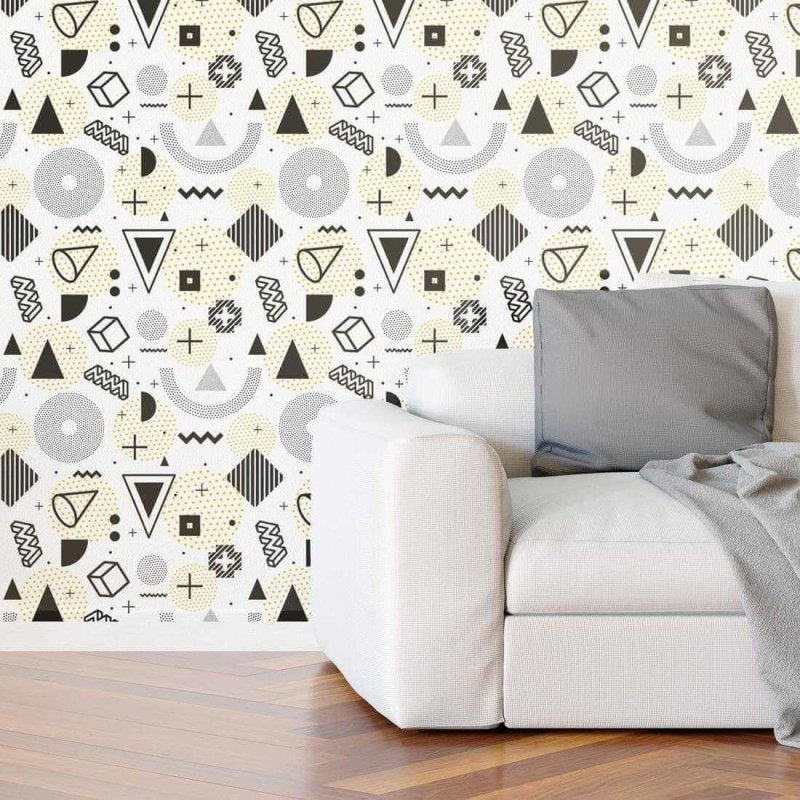 Papel de Parede Adesivo Geométrico N180113 - Papel na Parede