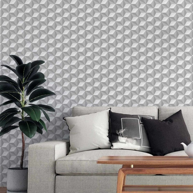 Papel de Parede Adesivo Geométrico N495 - Papel na Parede