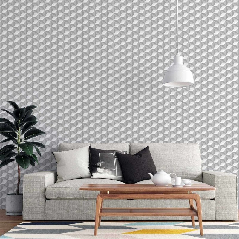 Papel de Parede Adesivo Geométrico N495 - Papel na Parede