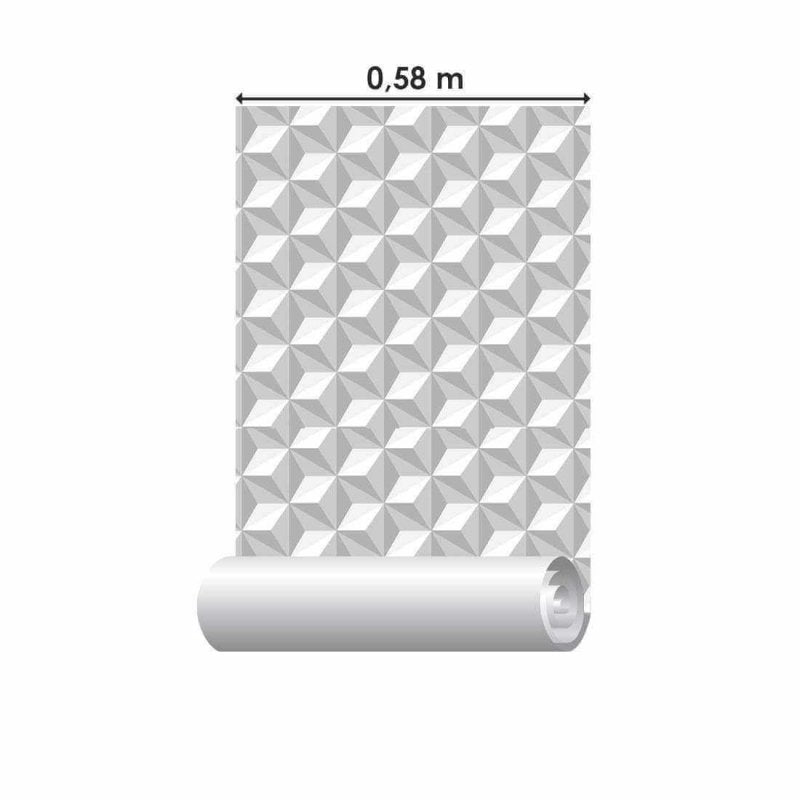 Papel de Parede Adesivo Geométrico N495 - Papel na Parede