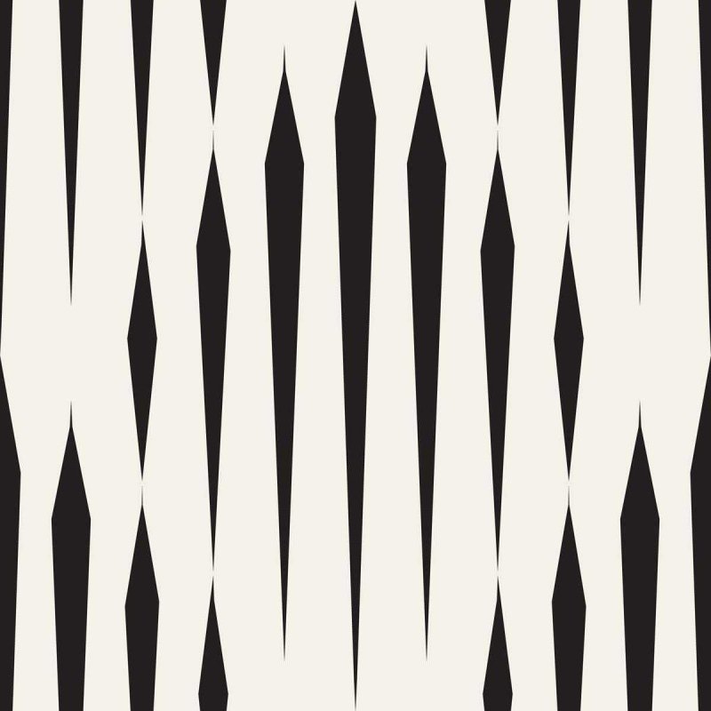 Papel de Parede Adesivo Geométrico off White e Preto N04277 - Papel na Parede