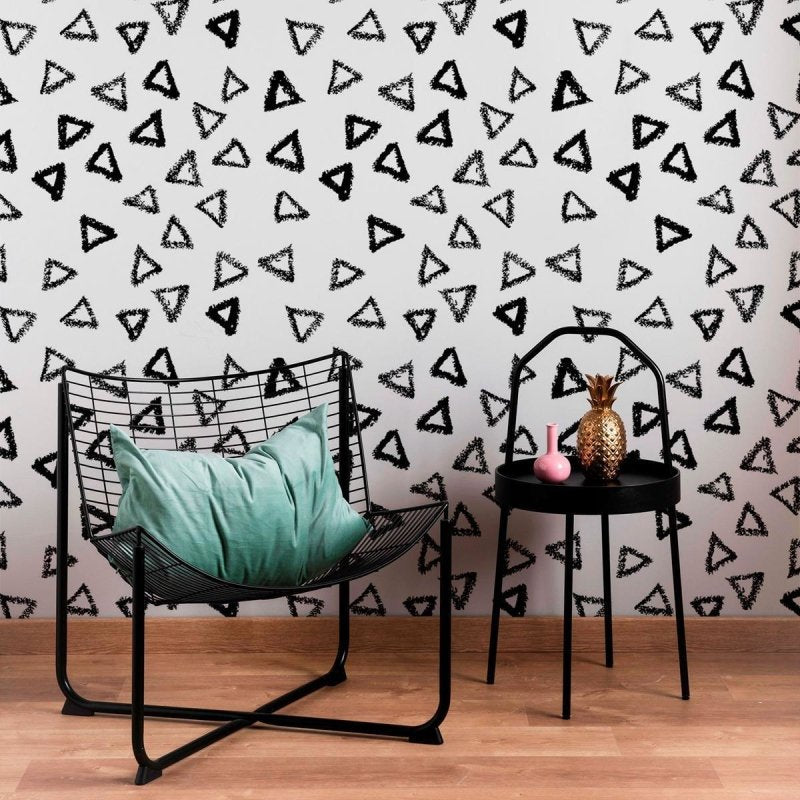 Papel de Parede Adesivo Geométrico Triângulos N010173 - Papel na Parede