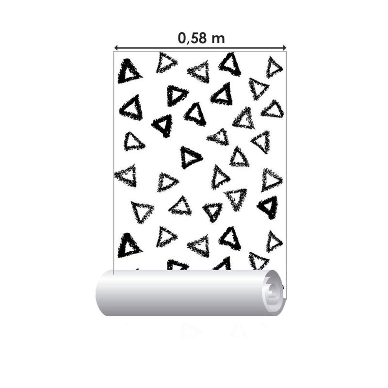 Papel de Parede Adesivo Geométrico Triângulos N010173 - Papel na Parede