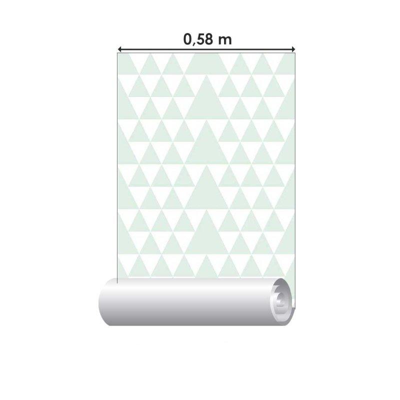 Papel de Parede Adesivo Geométrico Triângulos N018131 - Papel na Parede