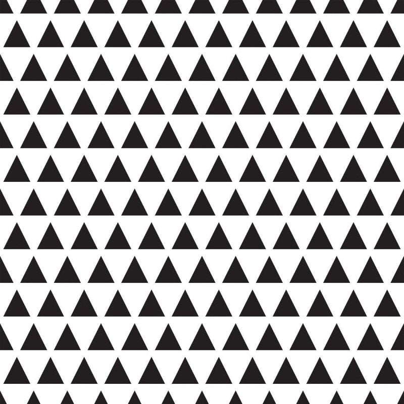 Papel de Parede Adesivo Geométrico Triângulos P&B N017052 - Papel na Parede