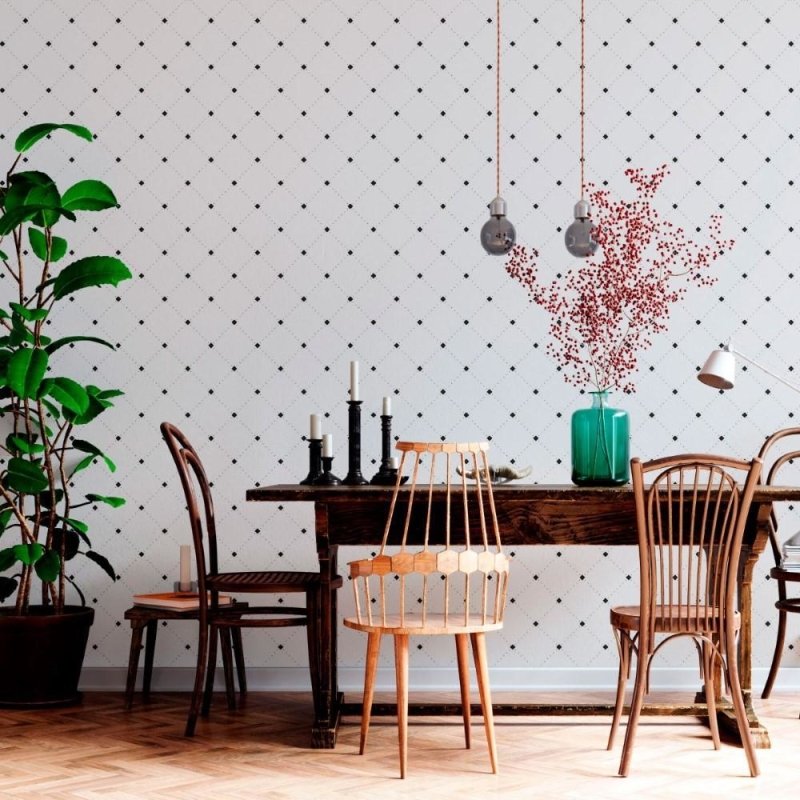 Papel de Parede Adesivo Geométrico Xadrez Losangos N012035 - Papel na Parede