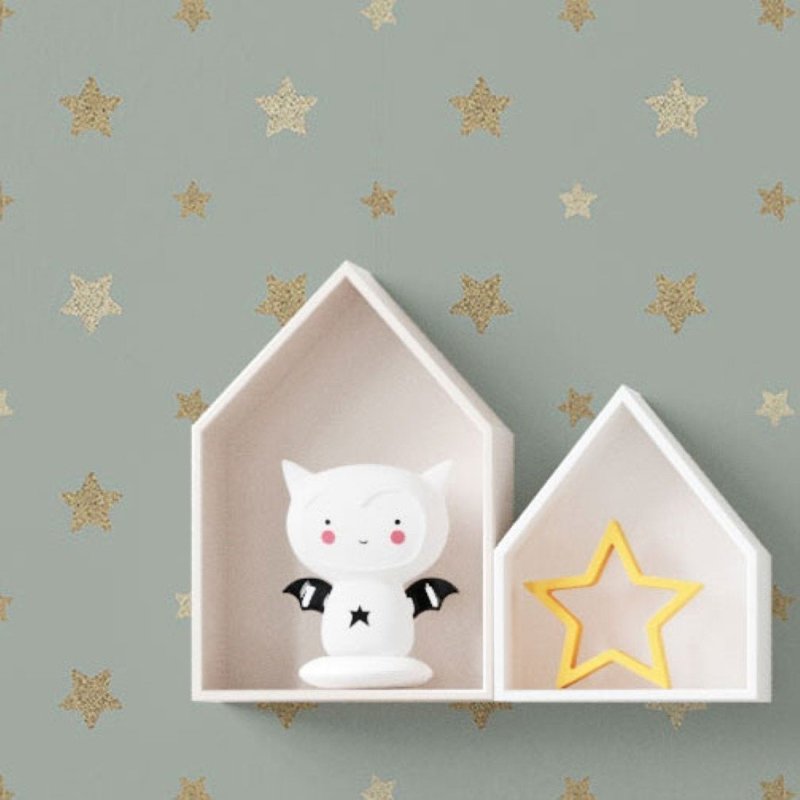 Papel de Parede Adesivo Golden Stars N019069 - Papel na Parede