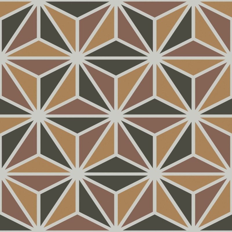Papel de Parede Adesivo Gométrico 3D N015100 - Papel na Parede