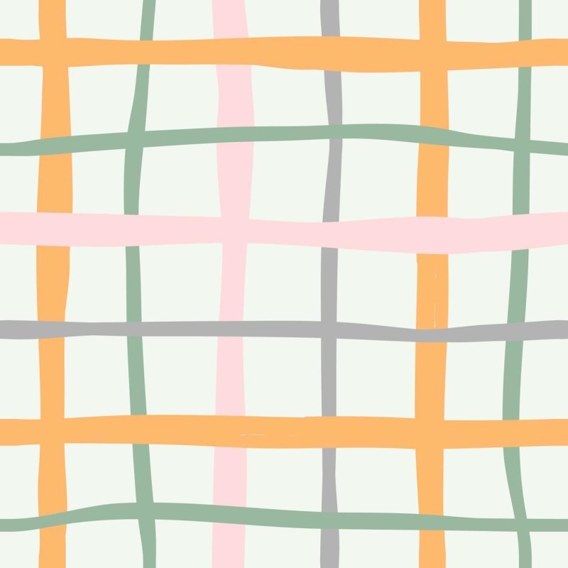 Papel de Parede Adesivo Gride Colorido N06284 - Papel na Parede