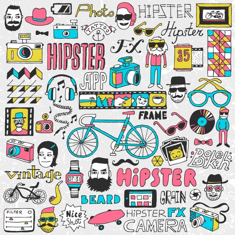 Papel de Parede Adesivo Hipster 202995478 - Papel na Parede