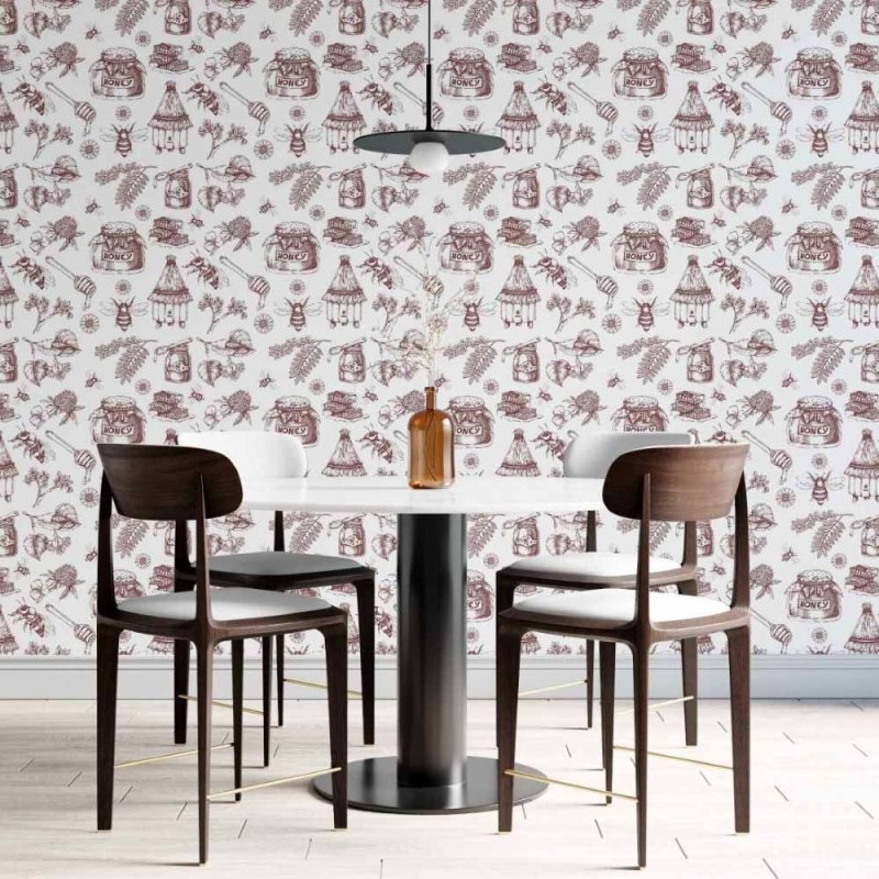 Papel de Parede Adesivo Honey N014088 - Papel na Parede