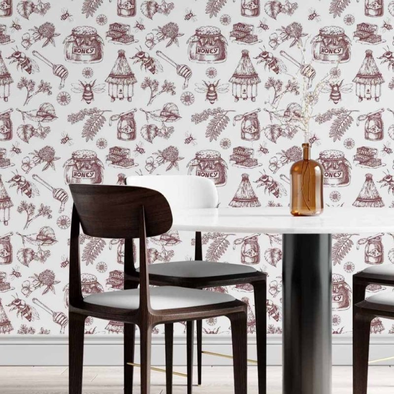 Papel de Parede Adesivo Honey N014088 - Papel na Parede