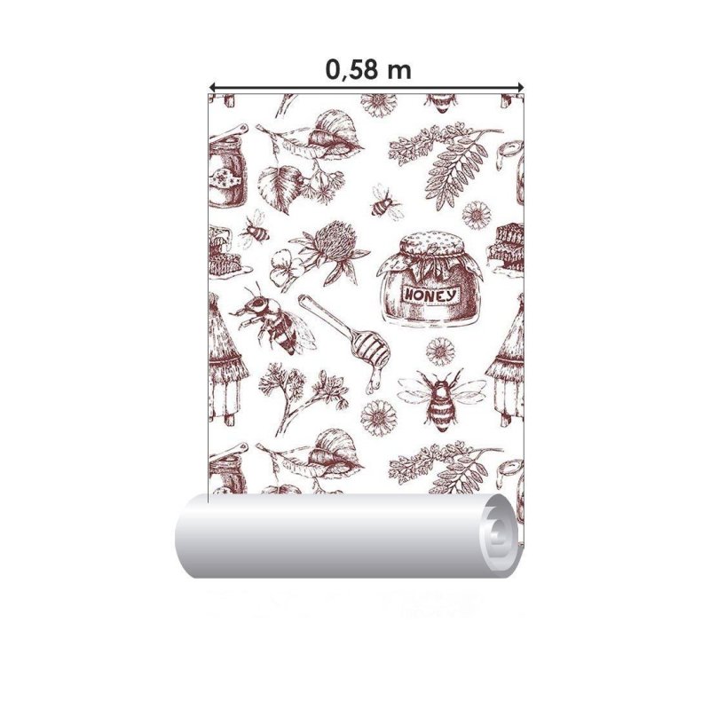 Papel de Parede Adesivo Honey N014088 - Papel na Parede