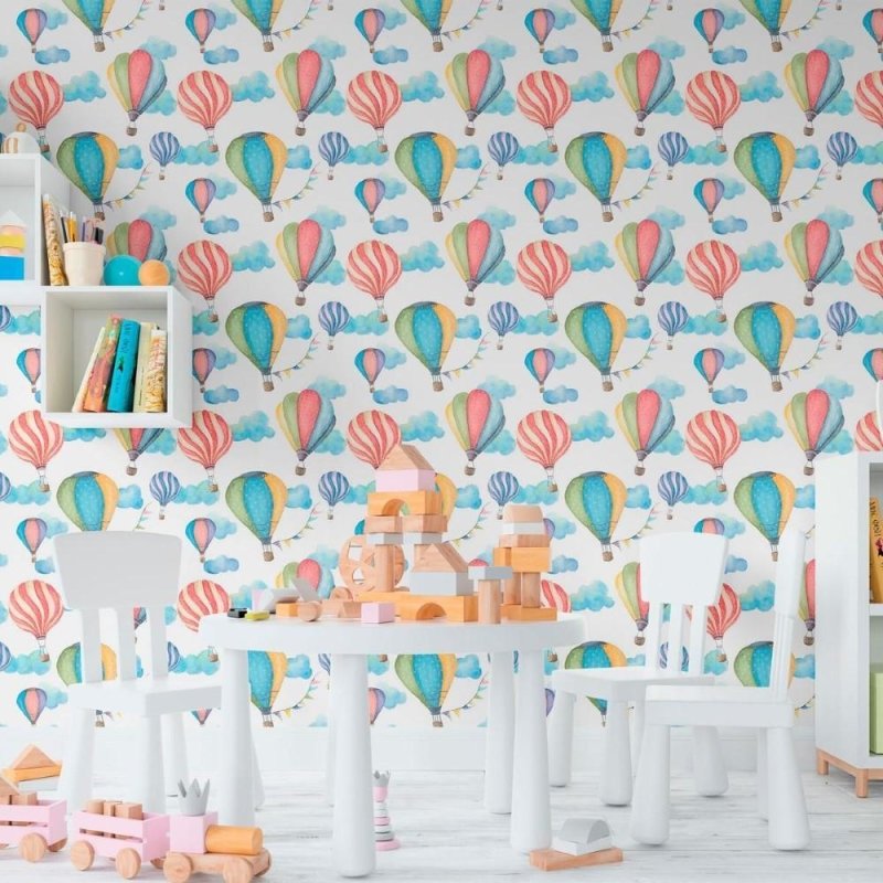 Papel de Parede Adesivo Infantil Balões N011097 - Papel na Parede