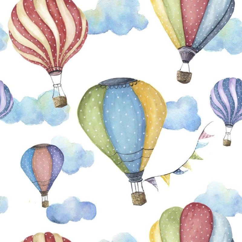 Papel de Parede Adesivo Infantil Balões N011097 - Papel na Parede