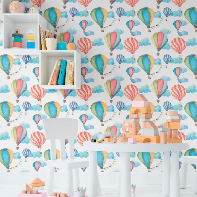 Papel de Parede Adesivo Infantil Balões N011097 - Papel na Parede