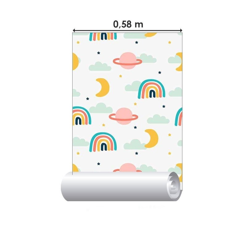 Papel de Parede Adesivo Infantil Céu N014140 - Papel na Parede