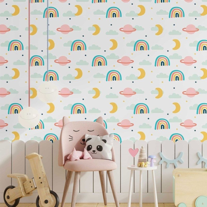 Papel de Parede Adesivo Infantil Céu N014140 - Papel na Parede