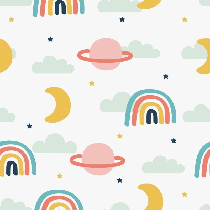 Papel de Parede Adesivo Infantil Céu N014140 - Papel na Parede