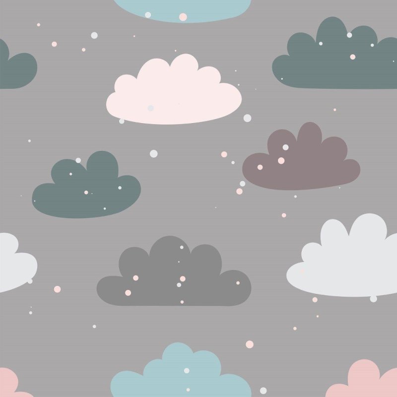 Papel de Parede Adesivo infantil dia de chuva N014119 - Papel na Parede