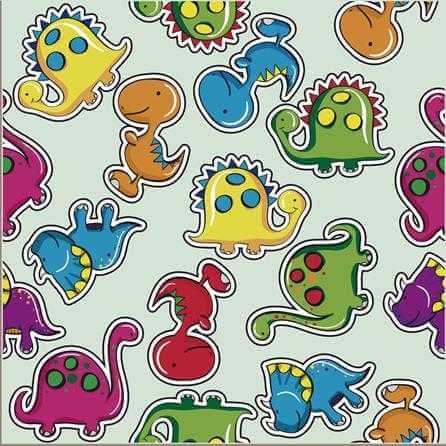 Papel de Parede Adesivo Infantil Dinossauro 72330043 - Papel na Parede