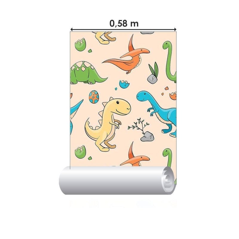 Papel de Parede Adesivo infantil Dinossauros N014082 - Papel na Parede