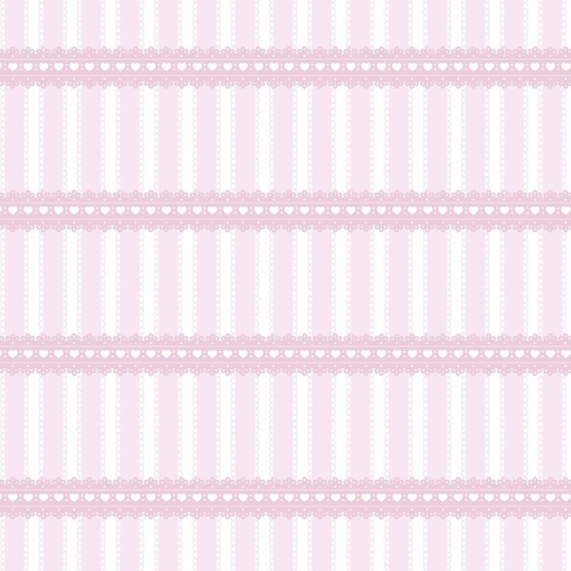 Papel de Parede Adesivo Infantil Listrado Rosa N015110 - Papel na Parede