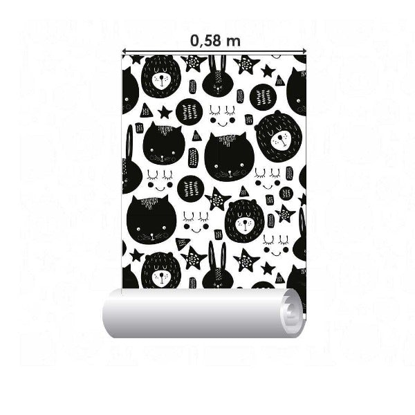 Papel de Parede Adesivo Infantil N02188 - Papel na Parede