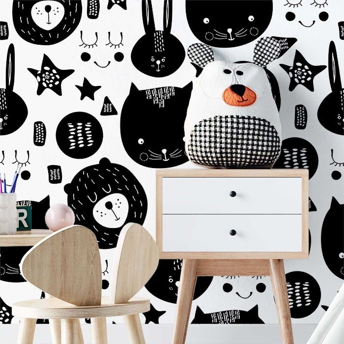 Papel de Parede Adesivo Infantil N02188 - Papel na Parede