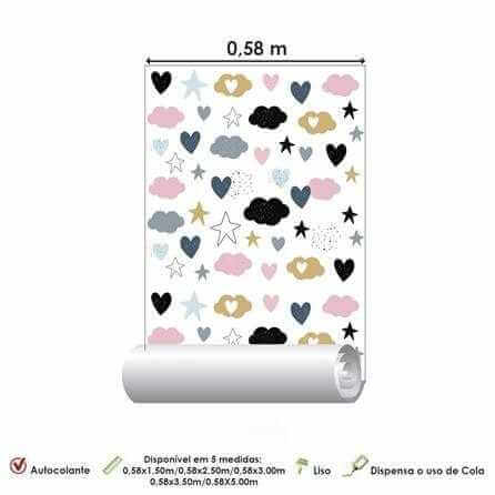 Papel de Parede Adesivo Infantil N18013012 - Papel na Parede