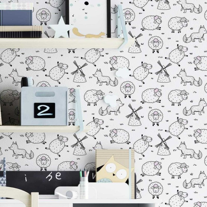 Papel de Parede Adesivo Infantil N180135 - Papel na Parede