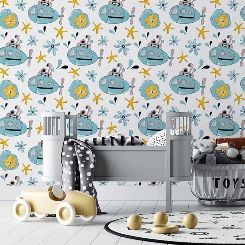 Papel de Parede Adesivo Infantil N24401F - Papel na Parede