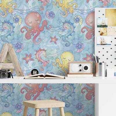 Papel de Parede Adesivo Infantil N24794 - Papel na Parede