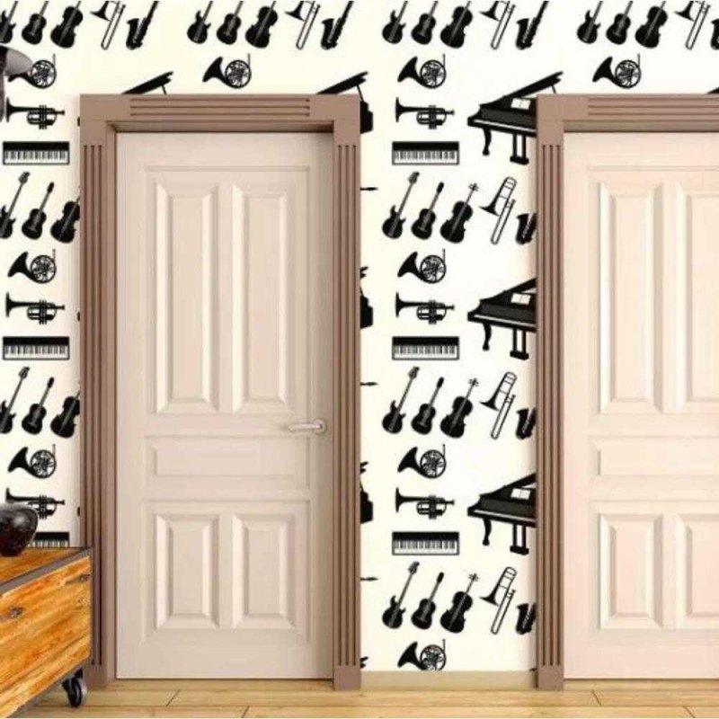 Papel de Parede Adesivo instrumentos musicais 169728794 - Papel na Parede