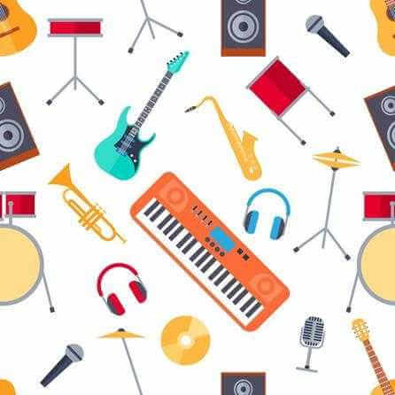 Papel de Parede Adesivo Instrumentos Musicais 377023351 - Papel na Parede