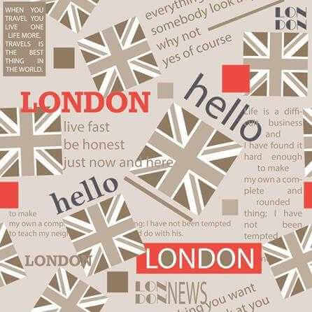 Papel de Parede Adesivo Jornal Londres Jovem 212991724 - Papel na Parede