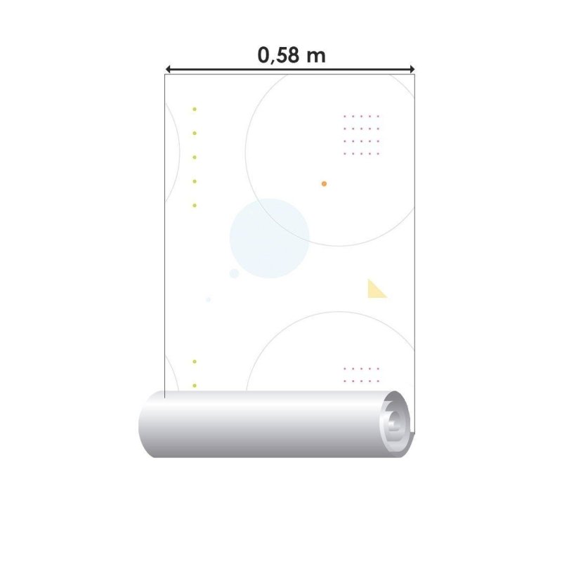Papel de Parede Adesivo Jovem Abstrato Geométrico N015150 - Papel na Parede