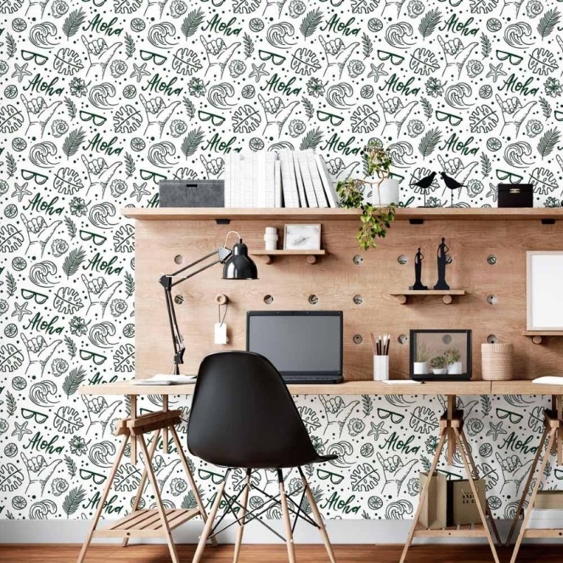Papel de Parede Adesivo Jovem Aloha Férias N015161 - Papel na Parede