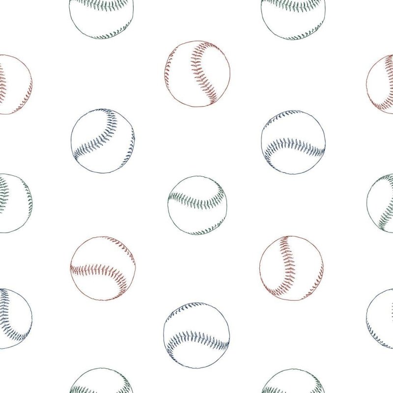 Papel de Parede Adesivo Jovem Baseball N014020 - Papel na Parede