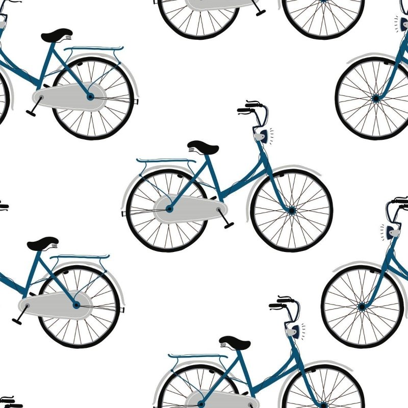 Papel de Parede Adesivo Jovem Bicicletas N016053 - Papel na Parede