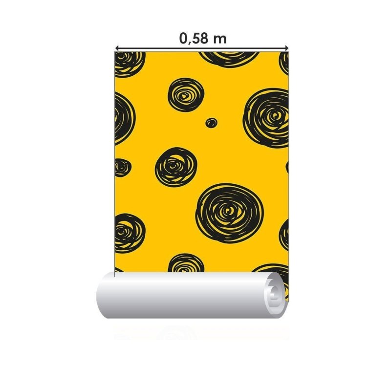 Papel de Parede Adesivo Jovem Círculos N015103 - Papel na Parede