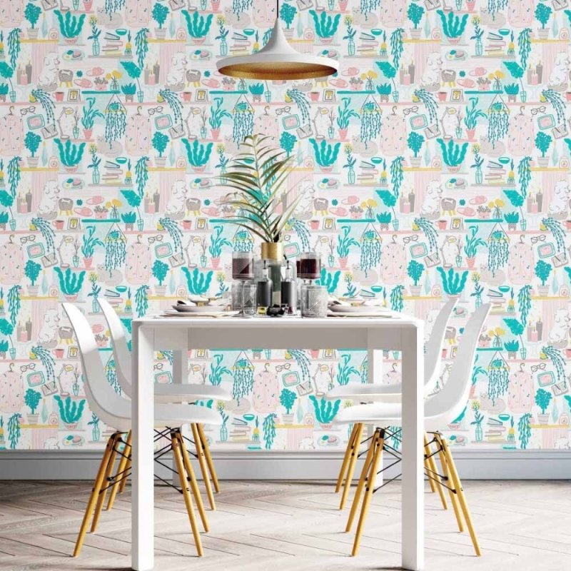Papel de Parede Adesivo Jovem Cozy Home N014034 - Papel na Parede