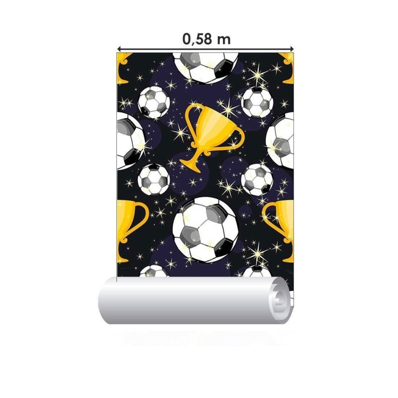Papel de Parede Adesivo Jovem Futebol N014166 - Papel na Parede