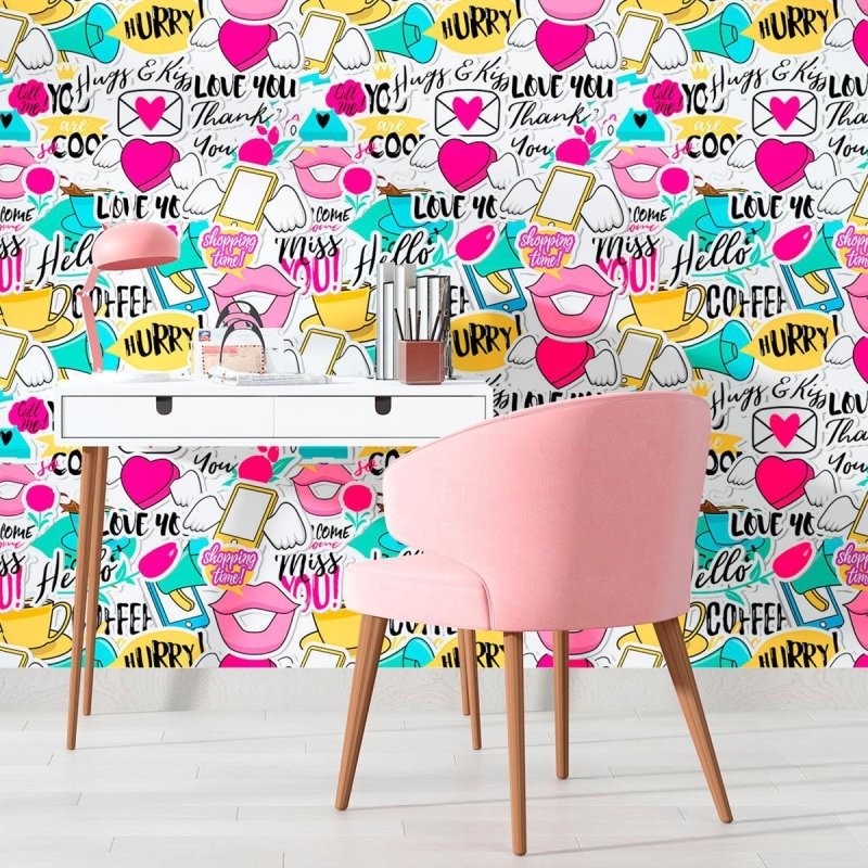 Papel de Parede Adesivo Jovem Stickers N010039 - Papel na Parede
