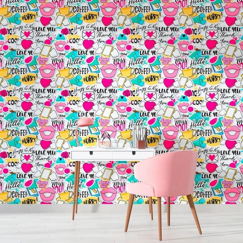 Papel de Parede Adesivo Jovem Stickers N010039 - Papel na Parede