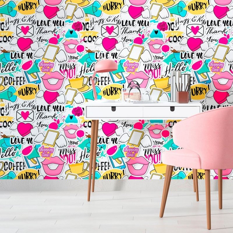 Papel de Parede Adesivo Jovem Stickers N010039 - Papel na Parede