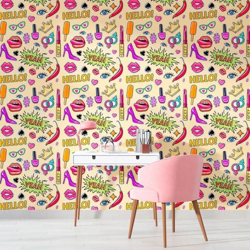 Papel de Parede Adesivo Jovem Stickers N010116 - Papel na Parede